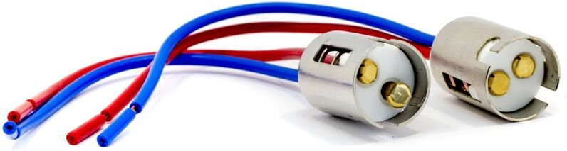 Keramikfassungswürfel P21/5W / 1157 für 12V / 24V Beleuchtung