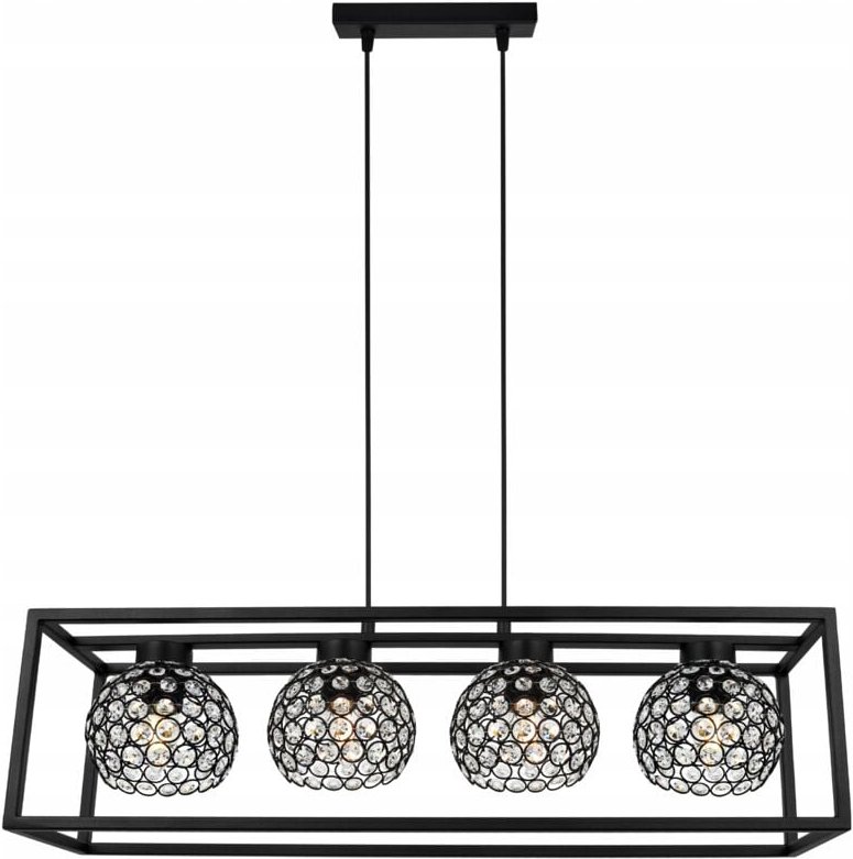 Hängelampe Eleganter Käfig Kristallkugel