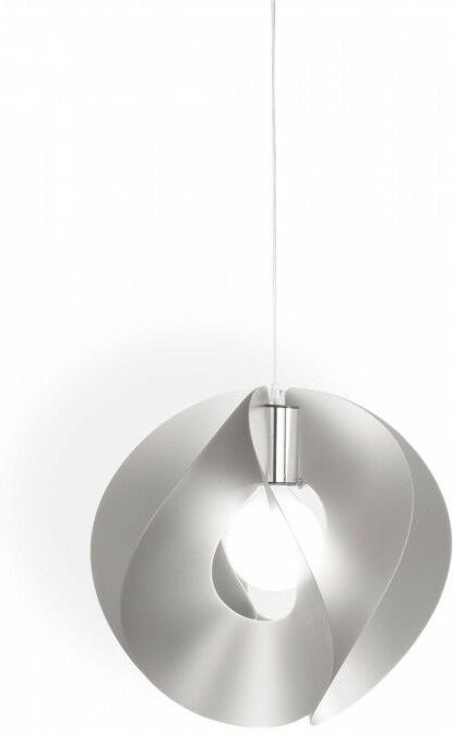 Atom Silberne Pendelleuchte Durchmesser 54x H50 cm