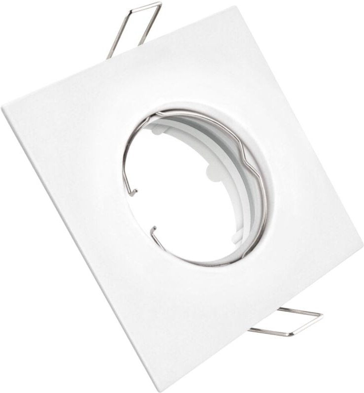 Weißer quadratischer Matel Festringsatz