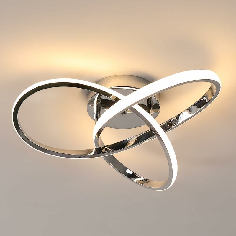 Comely - Moderne led Deckenleuchte im Kleeblatt-Design, LED-Deckenleuchte ø 40 cm für Wohnzimmer, Küche, Schlafzimmer, B...