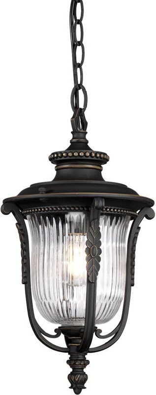 Luverne - 1 leichte Deckenlaterne im Freien, Bronze gerieben, E27 - Elstead