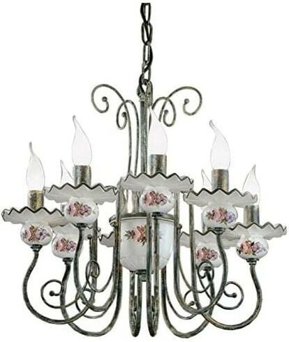 CLASSIC SANREMO C410-8, Deckenleuchte in Keramik, Ferroluce