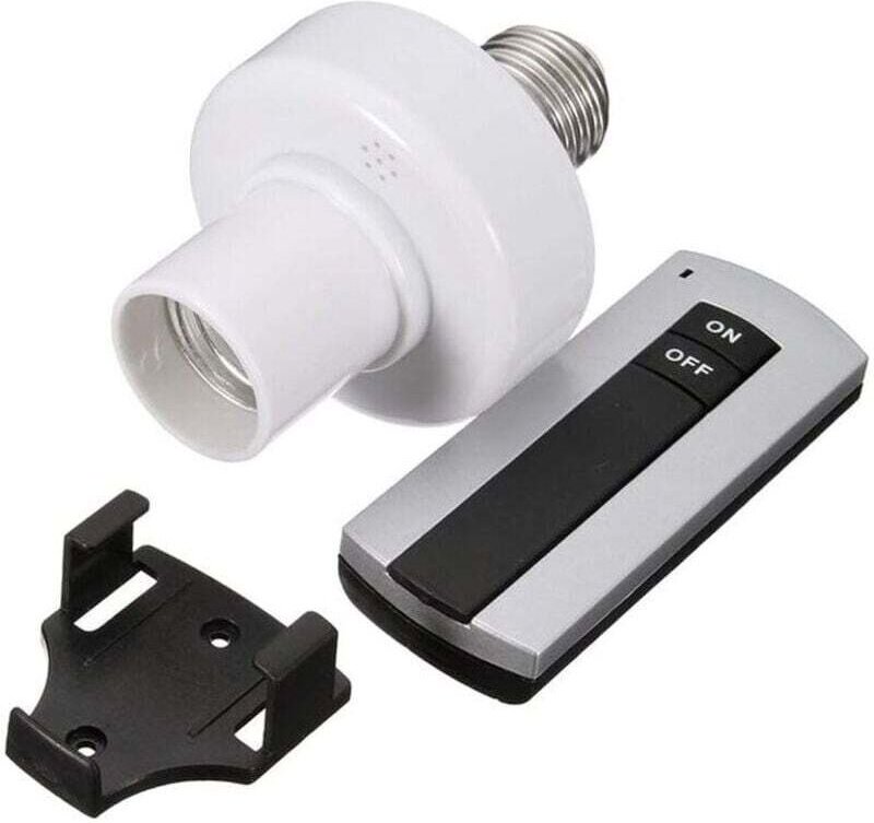 E27 220V Kabellose Fernbedienung Glühbirnenfassung mit Schalter