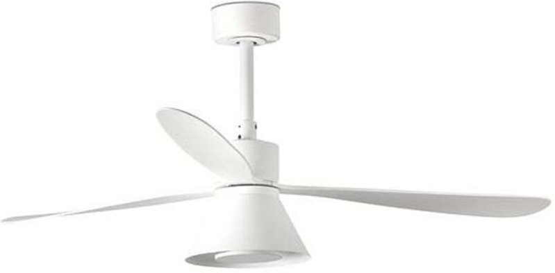 Deckenventilator mit weißem Licht ø 132 cm amelia l cone