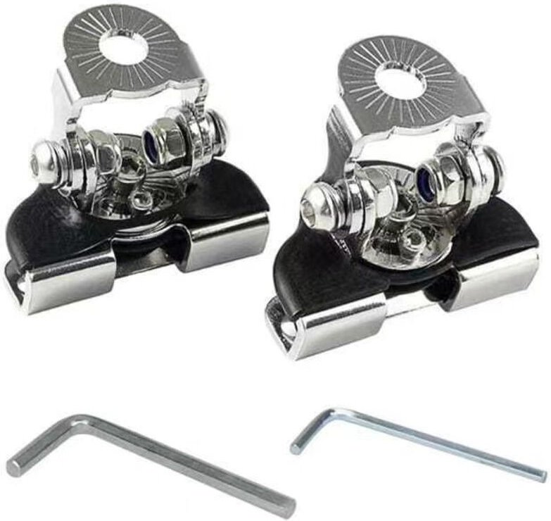 Csparkv - 2 Stück LED-Arbeitsscheinwerferhalterung, Universal-Edelstahl-Motorhauben-LED-Arbeitsscheinwerferhalterung,