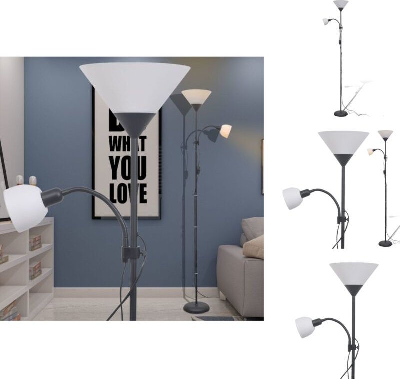 Lampen - Living Stehlampe Schwarz - Schwarz