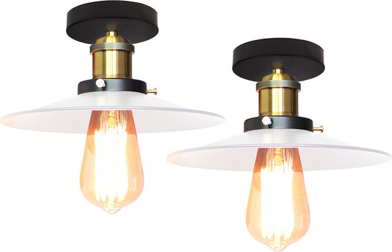 Vintage Regenschirm Deckenleuchte Industrielle Deckenlampe E27 Eisen Copperhead Lampenschirm für Esszimme Bar Esszimmer ...