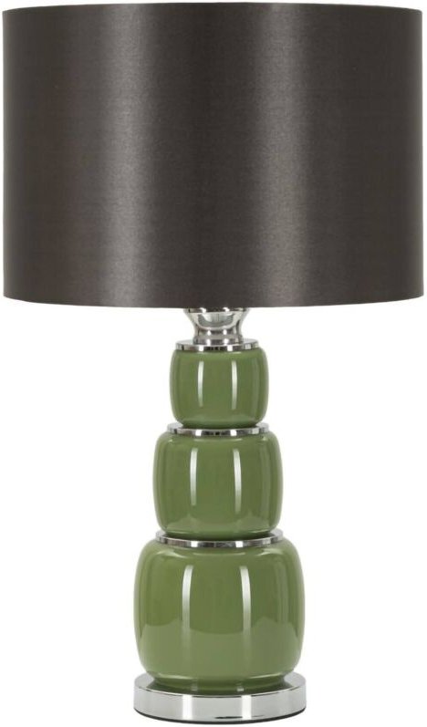 Tischlampe Castino, Schreibtischleuchte, Büroleuchte, Arbeitslampe, 33x33 h57 cm, Weiß und Grau - Dmora