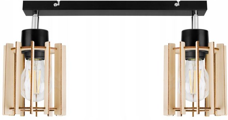 Moderne Led-Deckenhängelampe Aus Holz