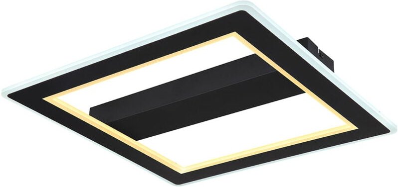 Thumbnail - Deckenleuchte - Mattia - schwarz - metall - led - - Globo