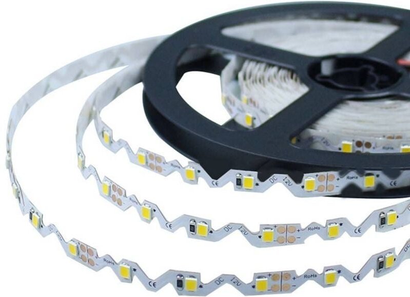 Barcelona Led - Zickzack LED-Streifen 12V dc 30W 6mm - IP20 -SMD2835 - 5 m lang