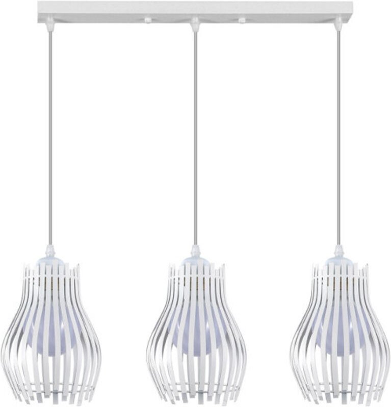 Ragusa Langgestreckte Deckenleuchte Weiß 3xe27 Regx64x16cm - Fabrilamp