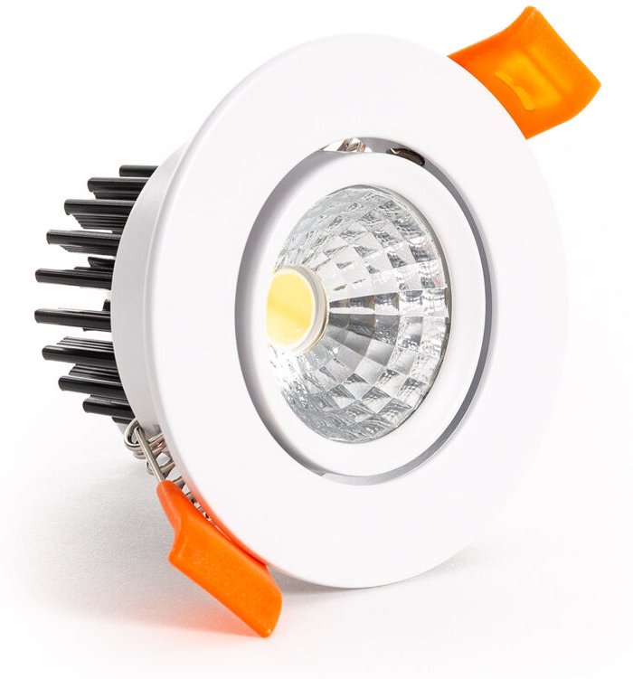LED Downlight Einbaustrahler 5W Rund Dimmbar Dim To Warm Ausschnitt Ø 50 mm Weiß