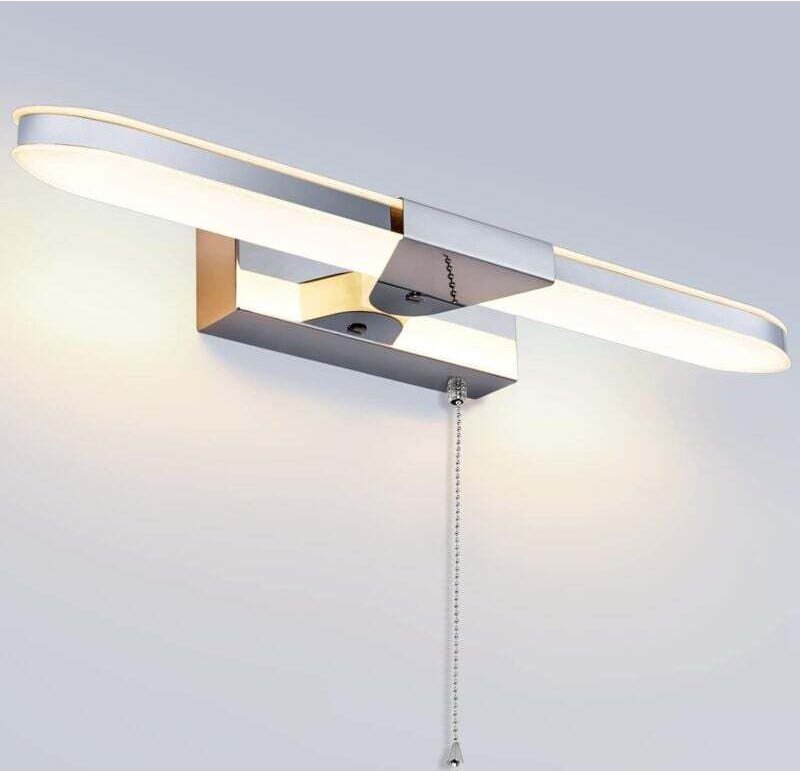 40 cm LED-Badezimmerspiegelleuchte, LED-Wandleuchte für Spiegel, Badezimmerspiegelleuchte mit Zugschalter, 3000 K, 920 l...