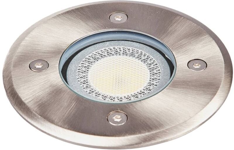 Bodeneinbaustrahler 'Insa' aus Edelstahl von Lindby