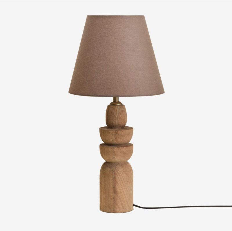 SKLUM Koski Tischlampe aus Mangoholz Mango-Holz