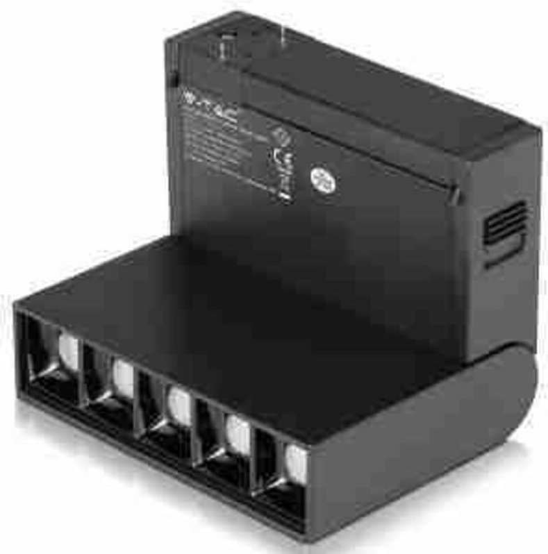 LED7963 VT-4210 24W LED-Kuppelleuchte quadratisch schwarzer Rahmen 4000K IP44