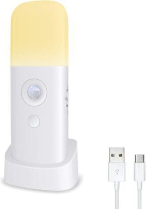 Wiederaufladbares LED-Nachtlicht für Erwachsene, 2000 mAh, Bewegungssensor für den Innenbereich, 5 einstellbare Helligke...