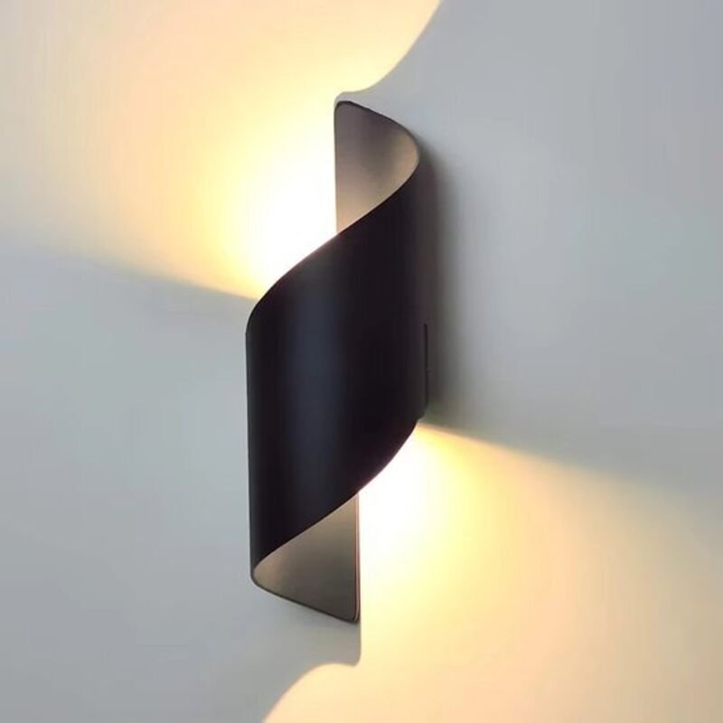 1 x 10W Wandleuchte - Moderne Wandleuchte für den Innen- und Außenbereich - LED-Wandbeleuchtung - Wasserdichte Wandleuch...