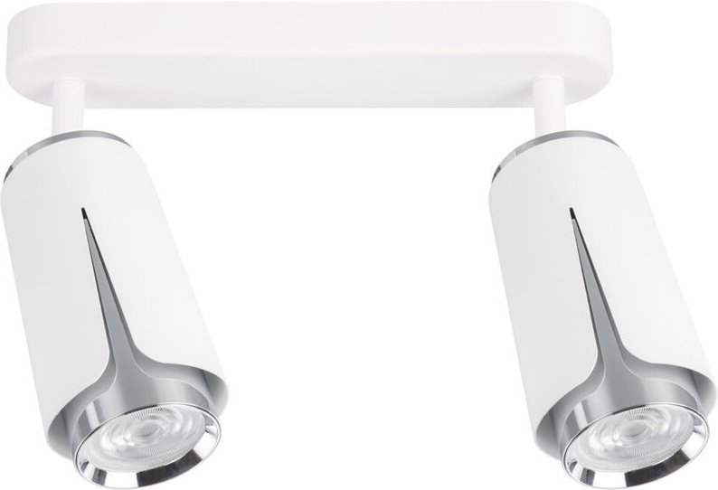 Deckenleuchte Streifen zwei Strahler weiß FLOWER 2xGU10 8W Milagro