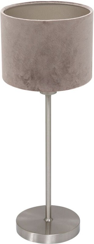 Mexlite - tischlampe - Noor - stahl silber - metall textil -