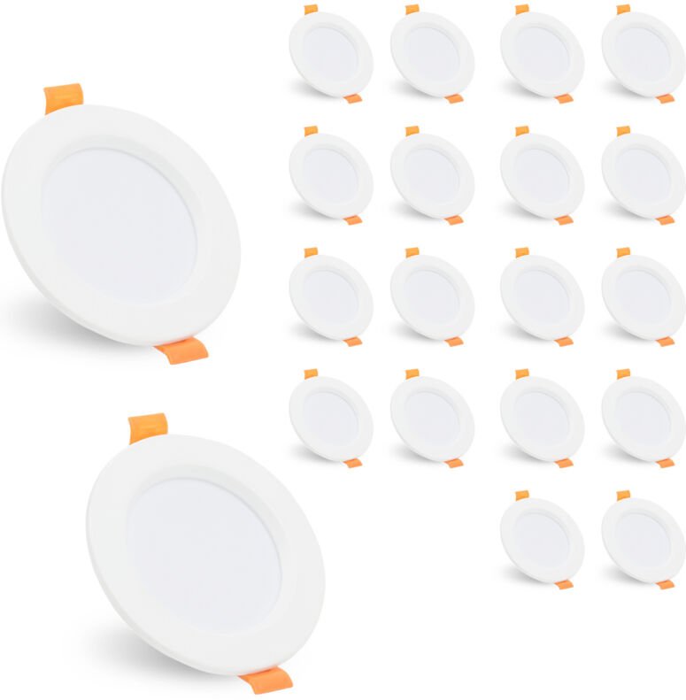 Randaco 20X LED Einbaustrahler Spot Warmweiß 5W Set Einbauleuchte Deckenleuchte Strahler IP44