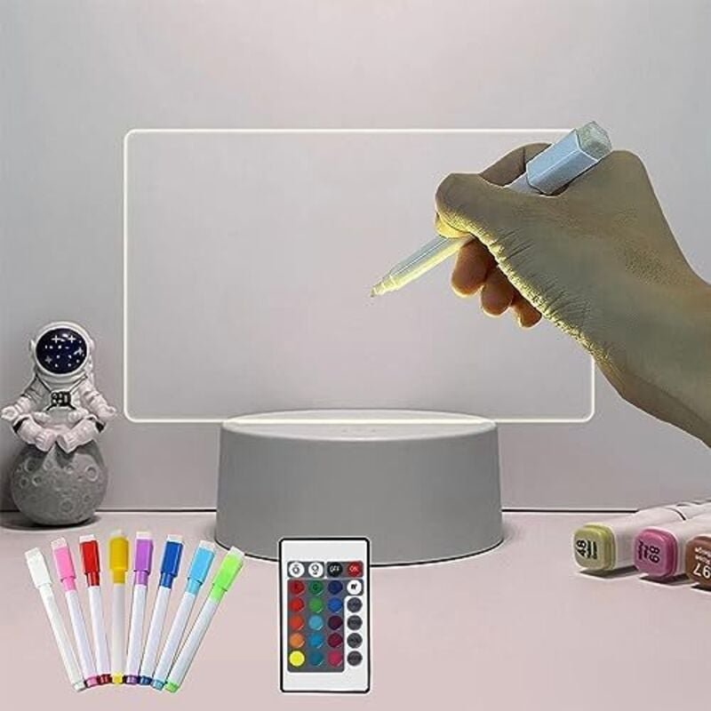 Thumbnail - Acryl-Nachtlicht Geschenk für Mama, Geschenkidee für Frauen Geburtstag, Weihnachtsgeschenk, DIY Schreibtafel Lampe Nacht...