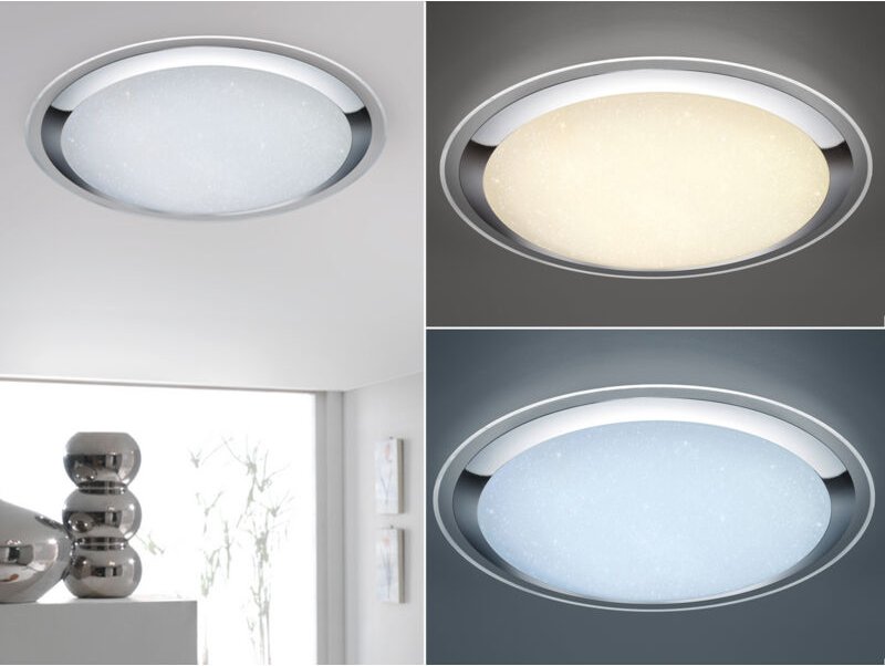 Thumbnail - Grande Plafoniera Led Dimmer Miko Glitter Ø85 cm Trio Lighting