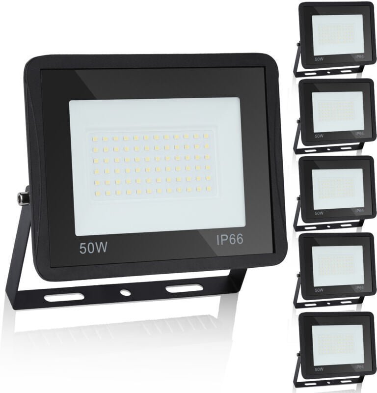 ALOVZE 5x LED Flutlicht 50W Proline Warmweiß Hohe Helligkeit Strahler