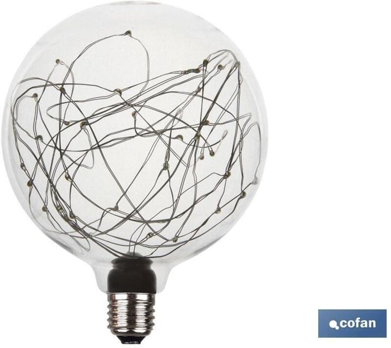 LED-Ballonsternbirne E27 1,2 w 50 lm 2700 k