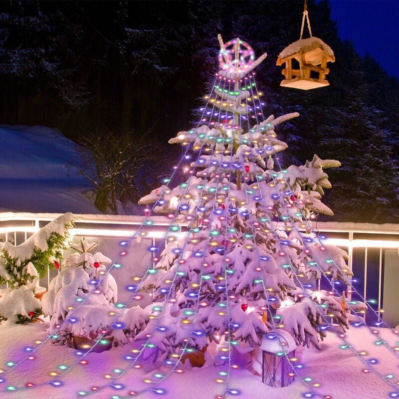 Swanew - led Lichterkette Outdoor Christbaum 310 LEDs Dekobeleuchtung rgb