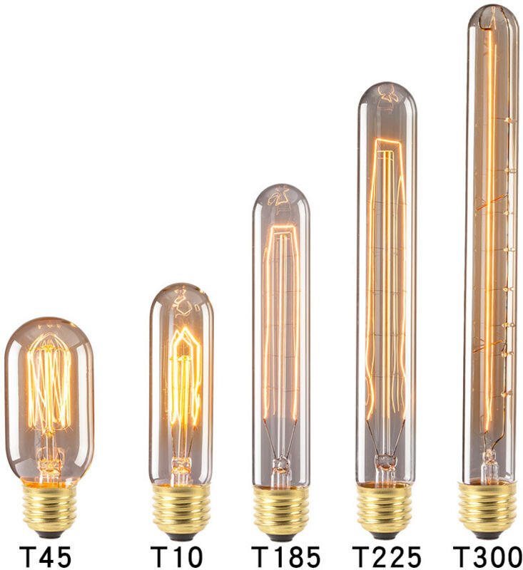 ZVD - E27 Wolfram-Glühbirnen, dekorativ, 5er-Pack, Esszimmer