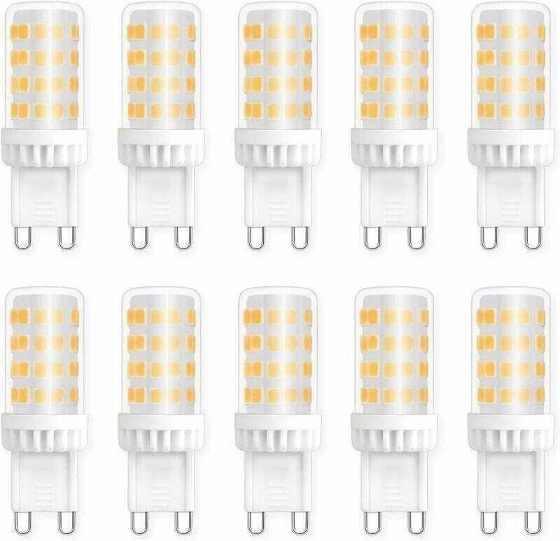 G9 5W LED-Lampen, entspricht 40W 50W Halogenlampe, 450LM, Neutralweiß 4000K, AC 220V, Standard-G9-Sockel, energiesparend...