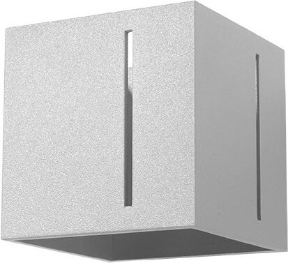 Wandleuchte G9 Grau Aluminium Modern Wandlampe