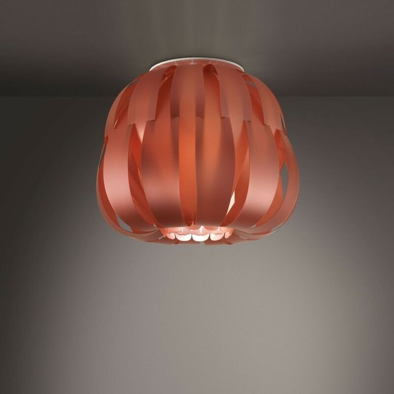 Linea Zero - Kupfer-Deckenleuchte Cm. 29 x 23h