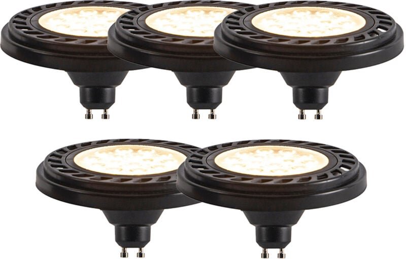Luedd - Set mit 5 dimmbaren GU10 LED-Lampen AR111 8W 700lm 2700K