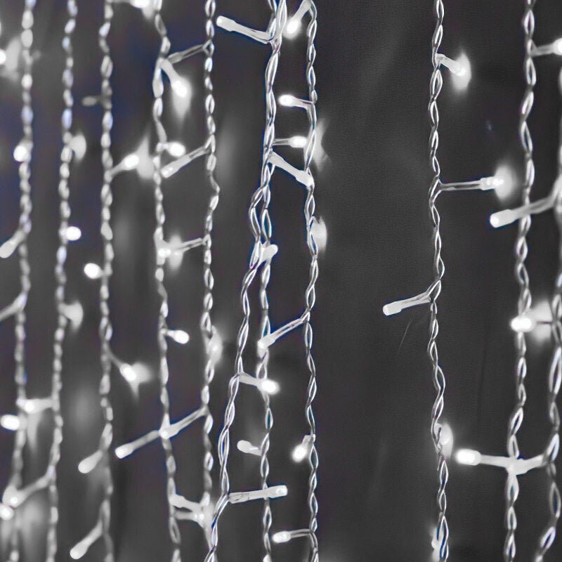 Thumbnail - SWANEW LED Lichterkette Außen Wasserdicht Drahtlichterkette Beleuchtung 100 LEDs 10m Kaltweiß