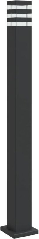 Wegeleuchte Schwarz 110 cm Aluminium Vidaxl