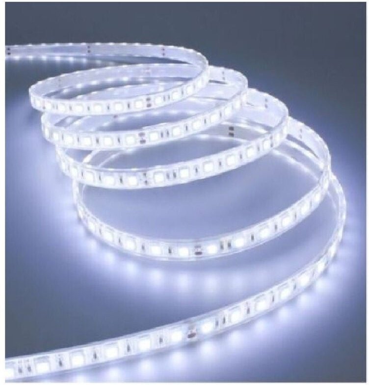 LED-Streifenrolle 5050, flexibel, 5 m, selbstklebend, für innen und außen, IP65 - - Trade Shop