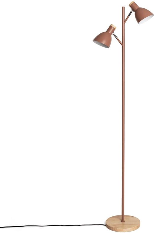 Stehlampe Metall Luxo Braun