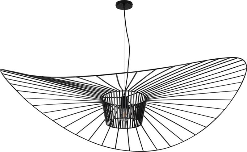 Deckenlampe - Hängeleuchte Pamela Design - 140cm - Vertical Schwarz