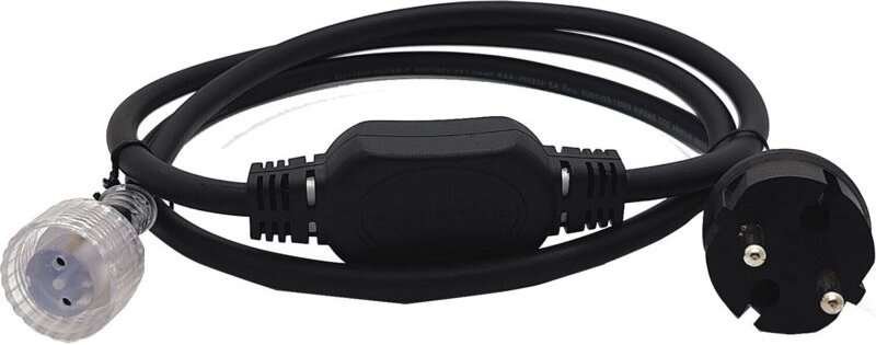 Led's Work - Anschlussleitung mit Stecker IP65 für den Innen- und Außenbereich - passend zu Led Lichtschlauch