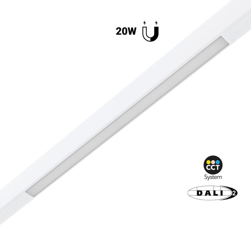 CCT Lampe für Magnet 48V Schienensystem 20W dimmbar