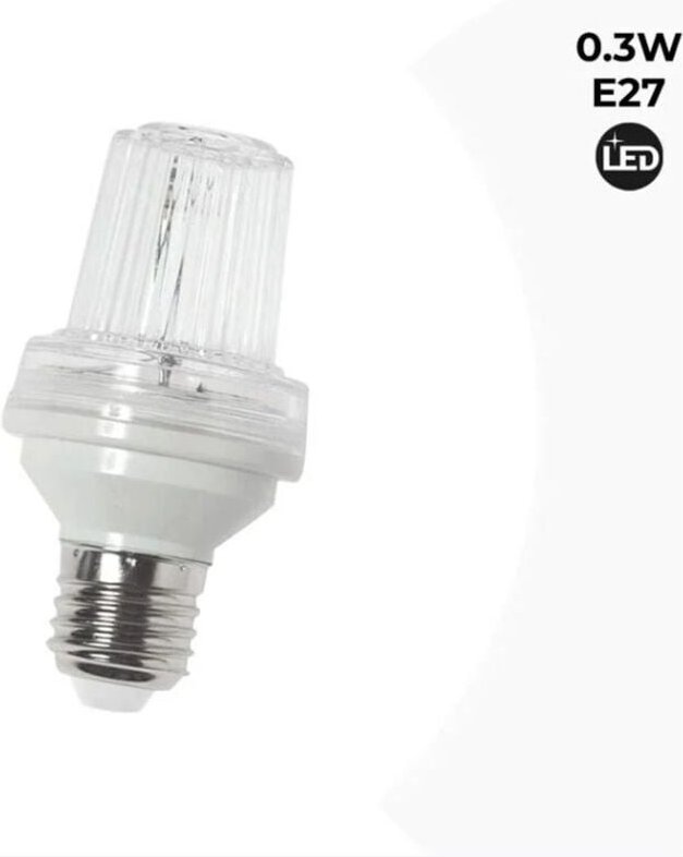 LED-Blitz-Effekt-Glühbirne E27 0,3W IP44