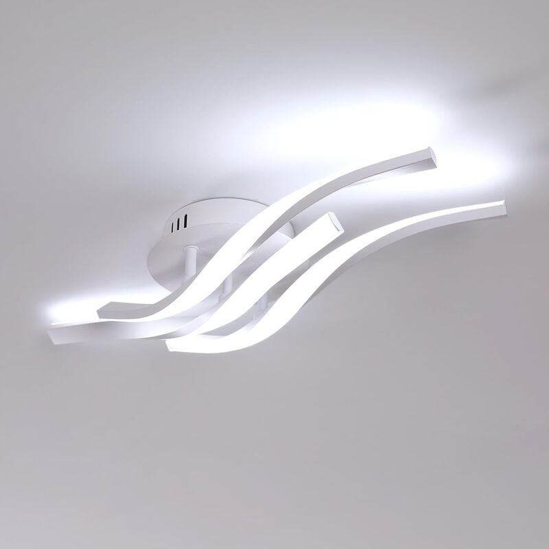 Thumbnail - Goeco - LED-Deckenleuchte, moderne Deckenleuchte 24 w, 2700 lm, kreative Deckenleuchte für Schlafzimmer, Wohnzimmer, Bad...