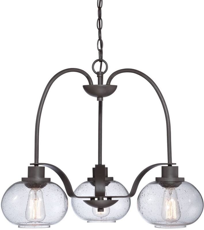 Elstead - Trilogy - Multi Arm Kronleuchter 3 Light Old Bronze Finish, E27