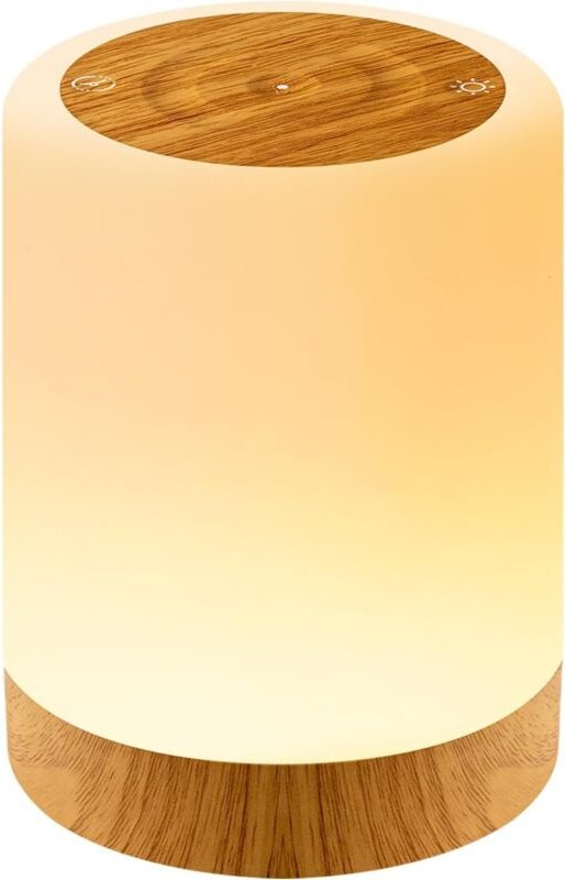 Nachtlicht Nachttischlampe Touch Dimmbar mit 256 RGB Farben 5 Modi, 3000mAh Tischlampe Kabellos USB Aufladbar Timing Fun...