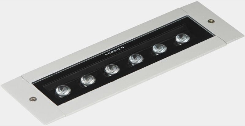 Convert Recessed 330mm sistema lineal empotrado de uso exterior con luz led en blanco neutro 4000K en color gris