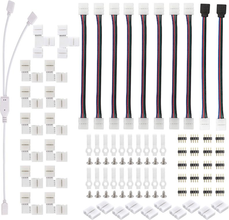 LED-Streifen-Zubehör (Anschluss, Controller, Verstärker) LED-Streifen-Zubehör (Anschluss, Controller, Verstärker)4-polig...